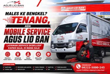 Males ke Bengkel? Tenang, Ada Mobile Service Agus Lio Ban