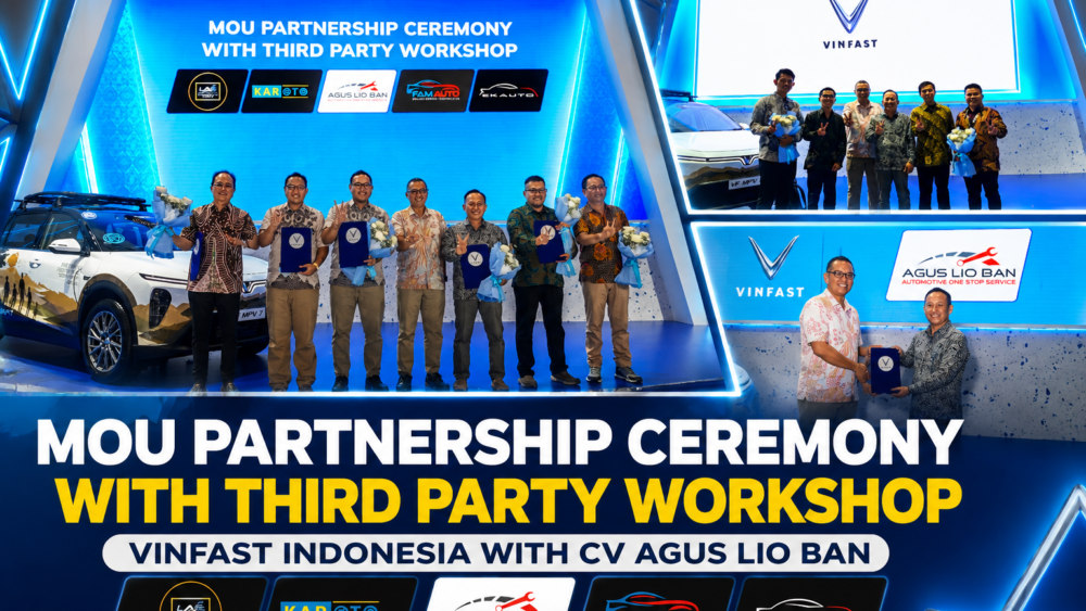 Vinfast Indonesia Resmikan MOU Agus Lio Ban