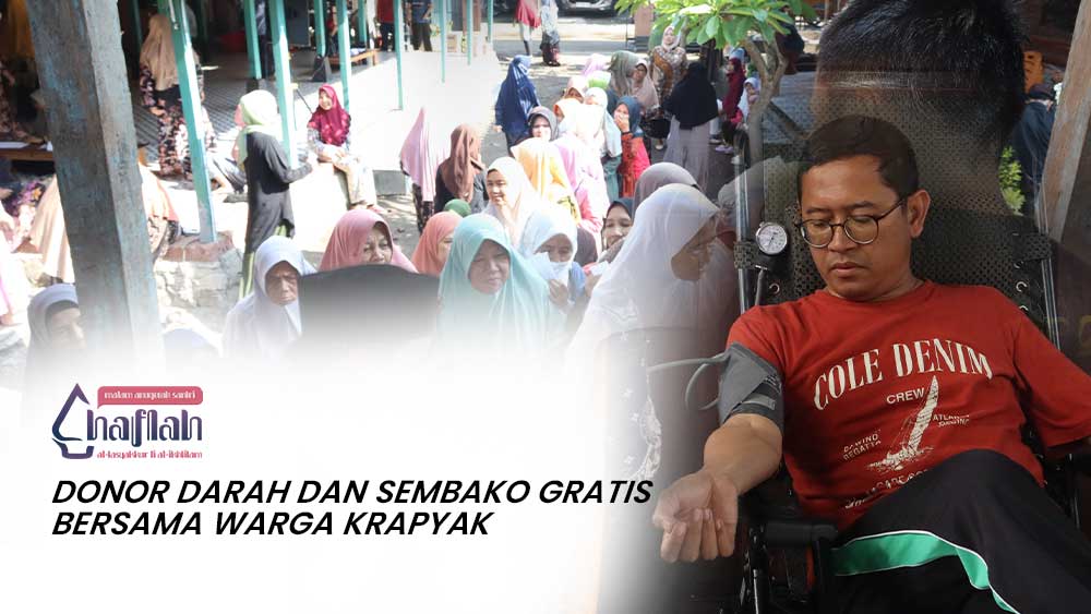 Donor Darah dan Sembako Gratis Bersama Warga Krapyak