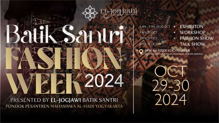 Batik Santri Fashion Week Pertama di Jogja. Patut Dinanti!