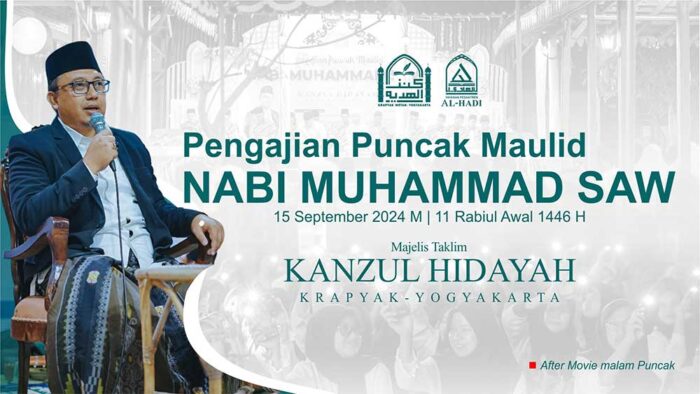 MALAM PUNCAK MAULID NABI MUHAMMAD SAW; Cinta Nabi, Syafaat di yaumul akhir nanti