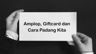 Amplop, Giftcard dan Cara Padang Kita