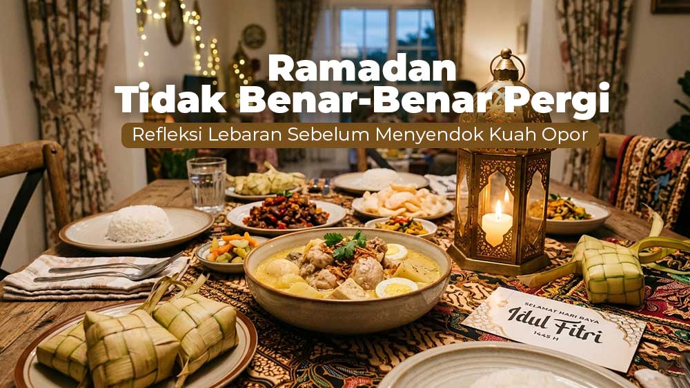 Ramadan Tidak Benar-Benar Pergi; Refleksi Lebaran Sebelum Menyendok Kuah Opor