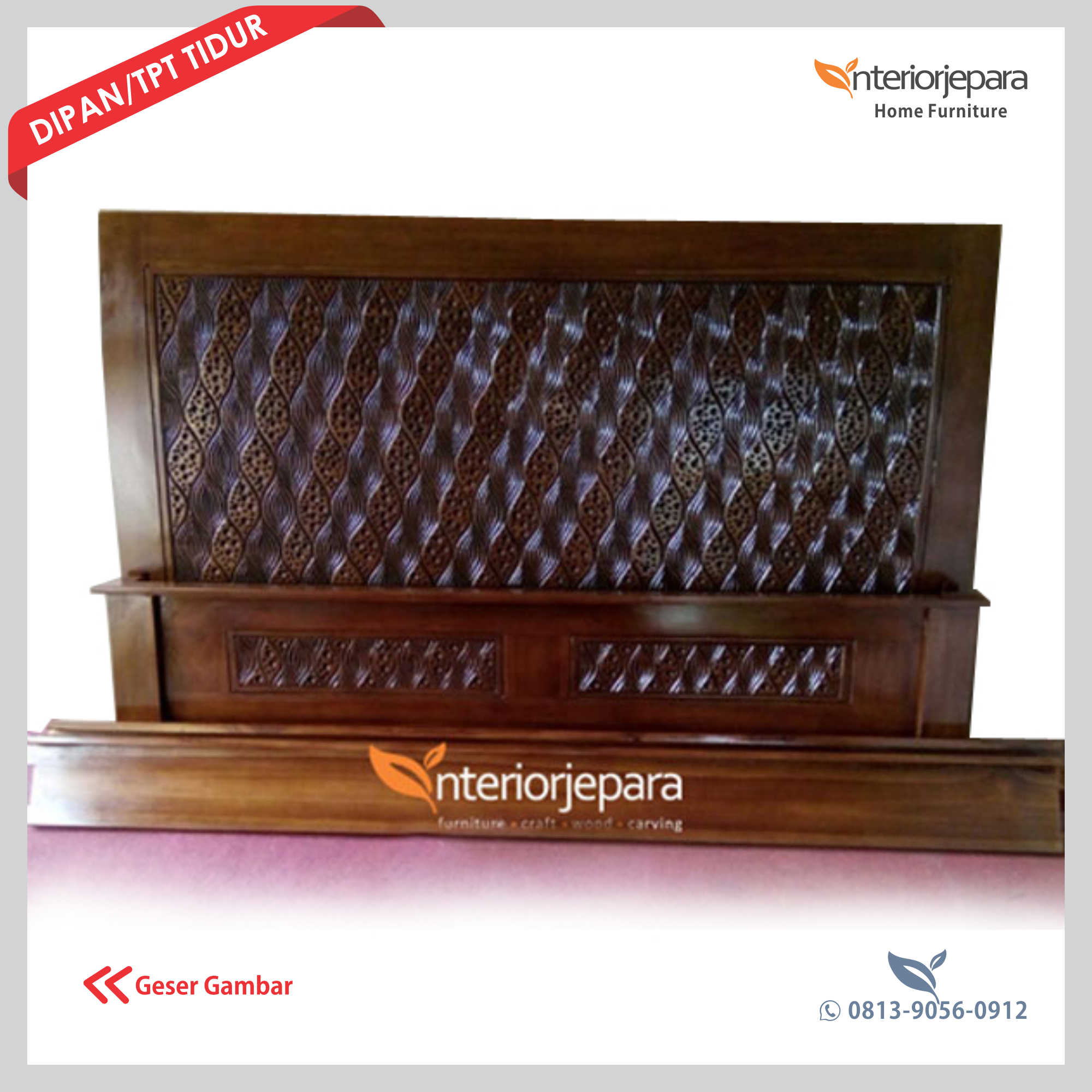 Dipan Jati motif Batik – A – IJE 023