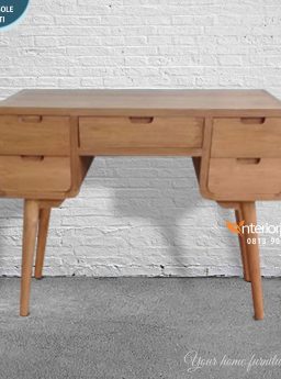 AA---IJE-037-Meja-Console-Kayu-Jati-Retro-Cowboy