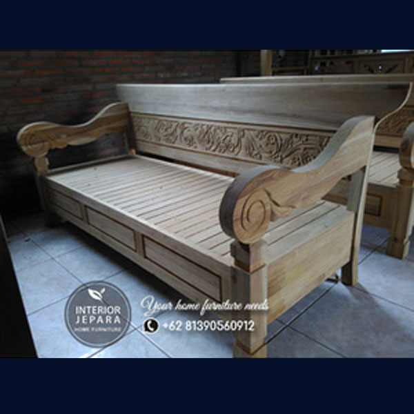 Bale-Bale Jati Keraton Jawa 200x90