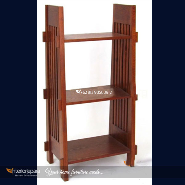 Rak Buku Akseosries Kayu Jati, T – IJE 047