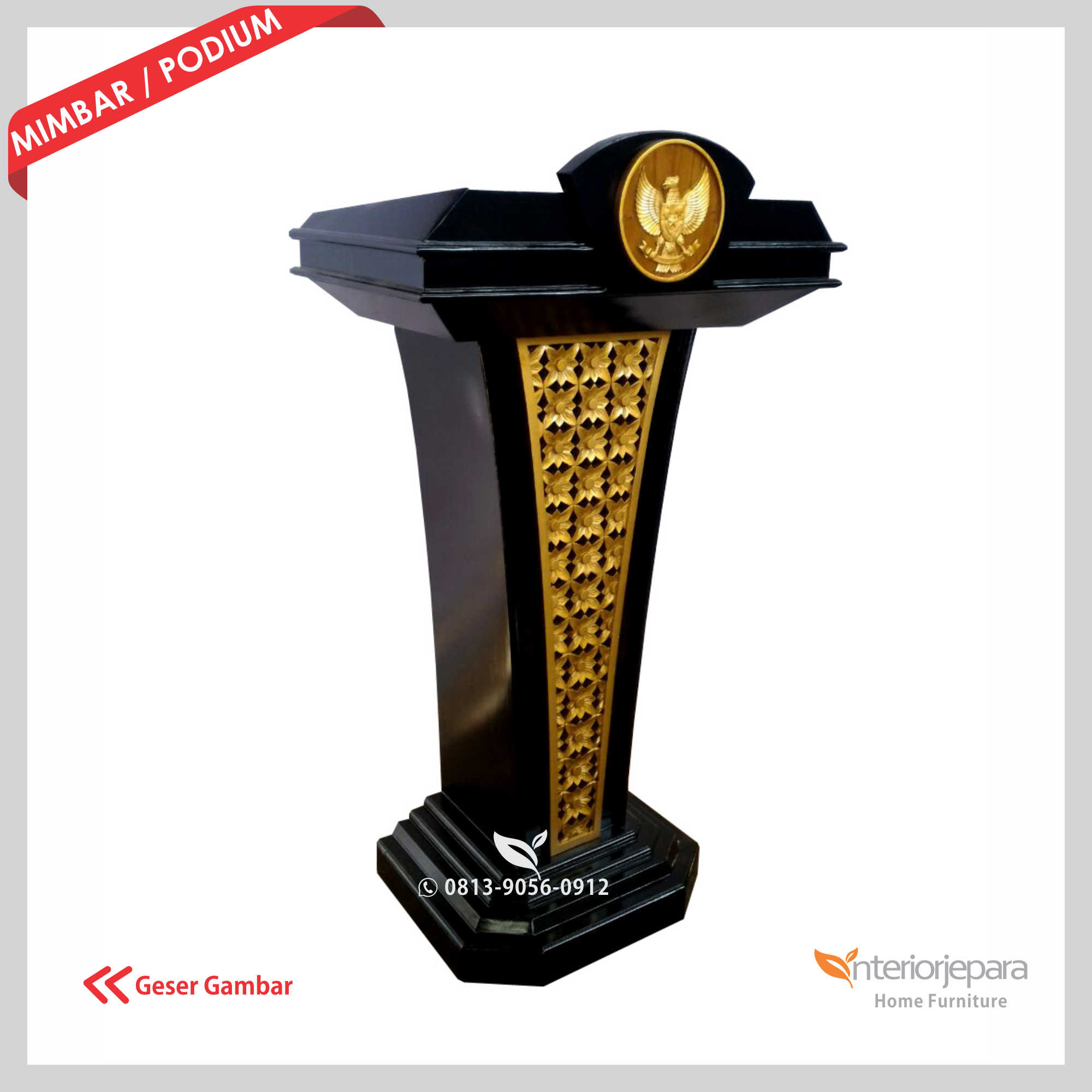 Podium Presiden - Logo Lain Bisa Sesuai Permintaan Z - IJE 004
