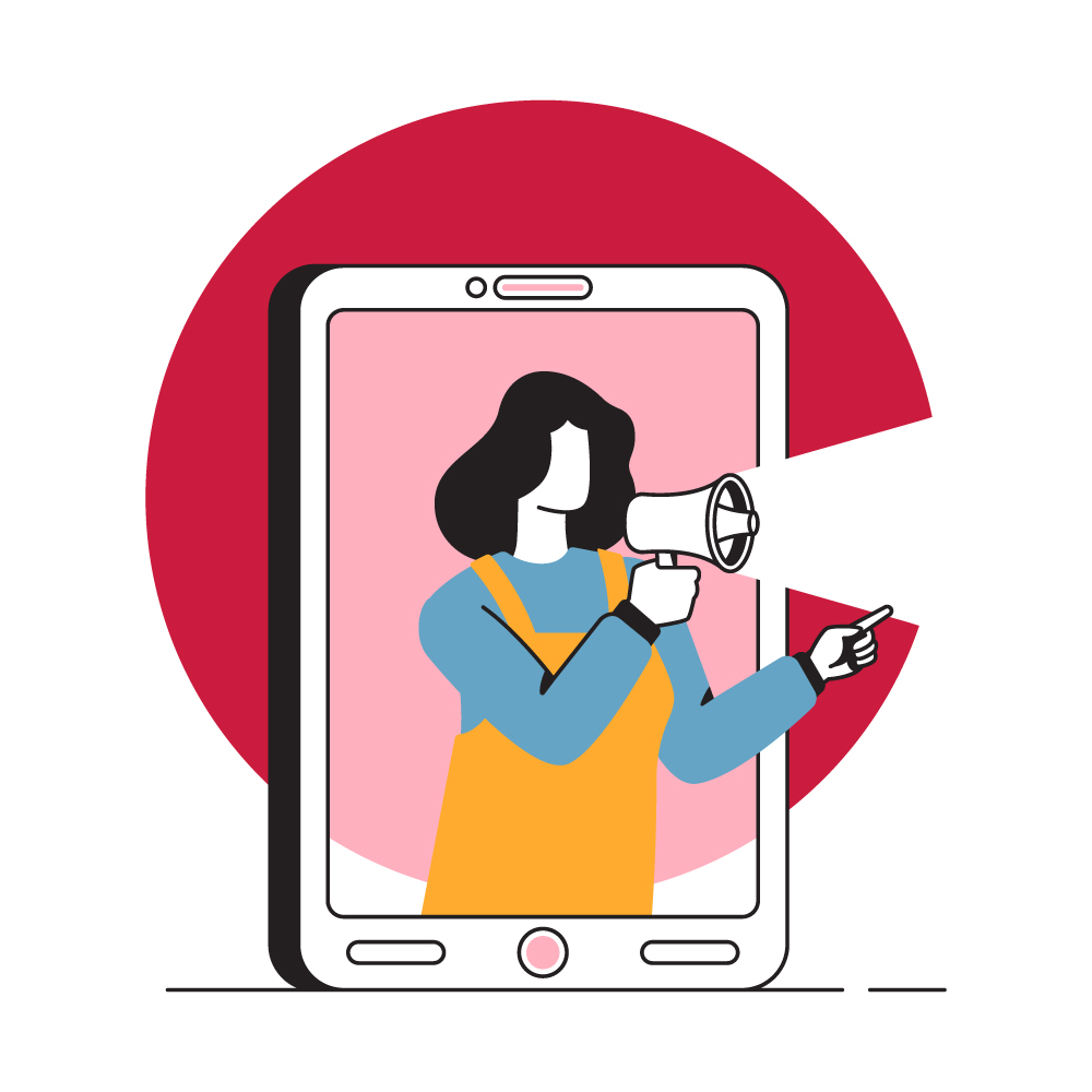 Digital Advertisement Concept