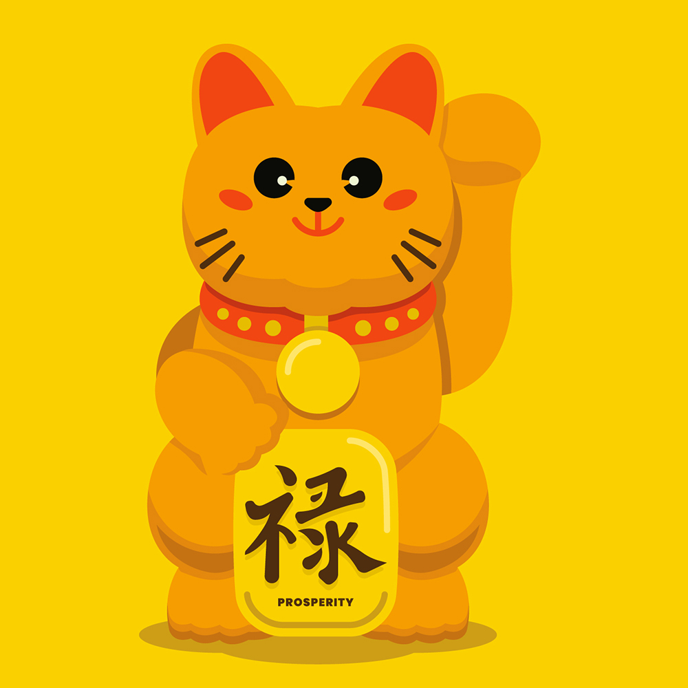 Japanese Lucky Cat Maneki Neko