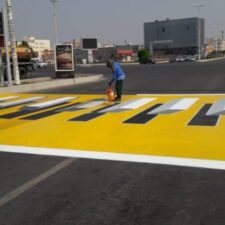 Garis Penyeberang Jalan 3D di Jazan
