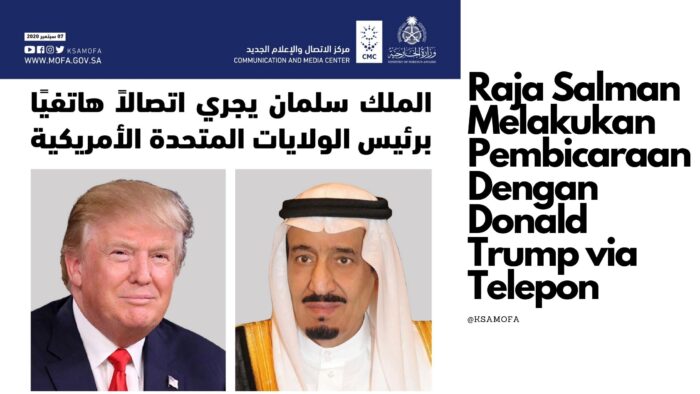 Melalui Telpon, Raja Salman Tegaskan Kembali ke Donald Trump Sikap Arab Saudi Terkait Palestina
