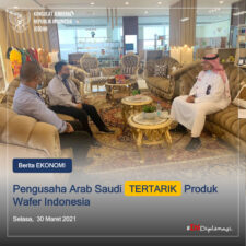 Pengusaha Arab Saudi Tertarik Produk Wafer Indonesia