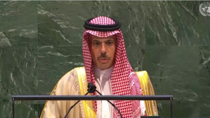 Ini Dia Pernyataan Menlu Saudi di Sidang Darurat PBB