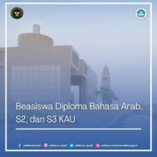 Beasiswa Diploma Bahasa Arab, S2 dan S3 King Abdulaziz University Jeddah