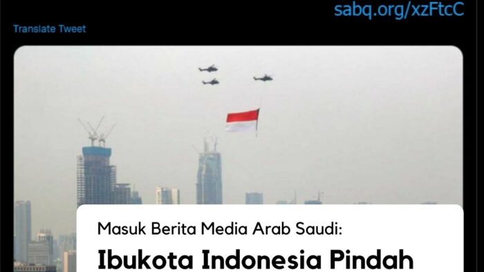 Media Saudi: Indonesia Akan Pindahkan Ibu Kota Dari Jakarta ke Pulau Kalimantan