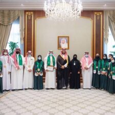 Putra Mahkota Muhammad bin Salman Menerima Tim Pelajar Saudi Juara ISEF 2022