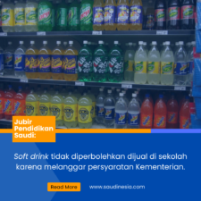 “Soft Drink” Tidak Diperbolehkan Di Sekolah Arab Saudi