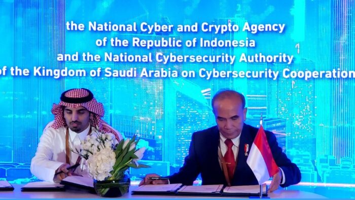 BSSN Indonesia-NCA Arab Saudi Tanda Tangani Kerja Sama Keamanan Siber