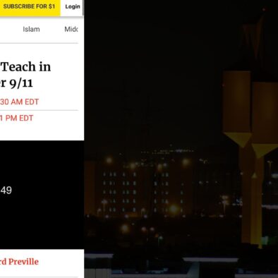 “Saya Tinggalkan Amerika Untuk Mengajar di Arab Saudi Setelah Peristiwa 11 September”