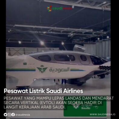 Saudi Airlines Borong 100 Pesawat Listrik