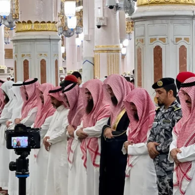 Shalat Gerhana Dari Masjid Nabawi Madinah