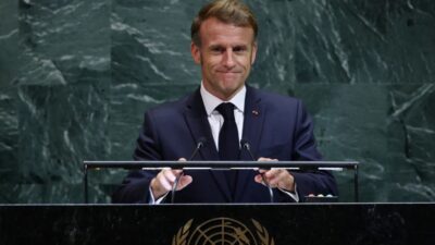Pujian Presiden Prancis Atas Usaha Saudi Wujudkan Deklarasi New York
