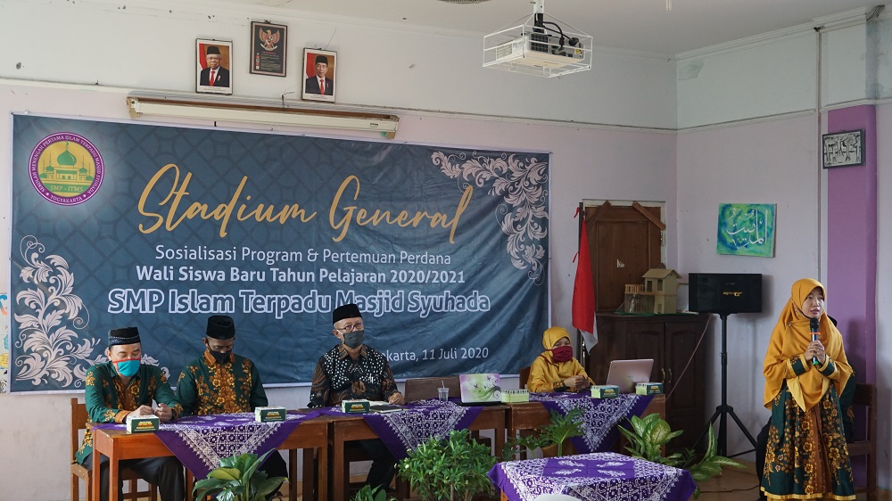 Sosialisasi Program dan Pertemuan Perdana Wali Siswa Baru SMP IT Masjid Syuhada