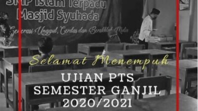 Pelaksanaan PTS Online Semester Ganjil Tahun Ajaran 2020/2021