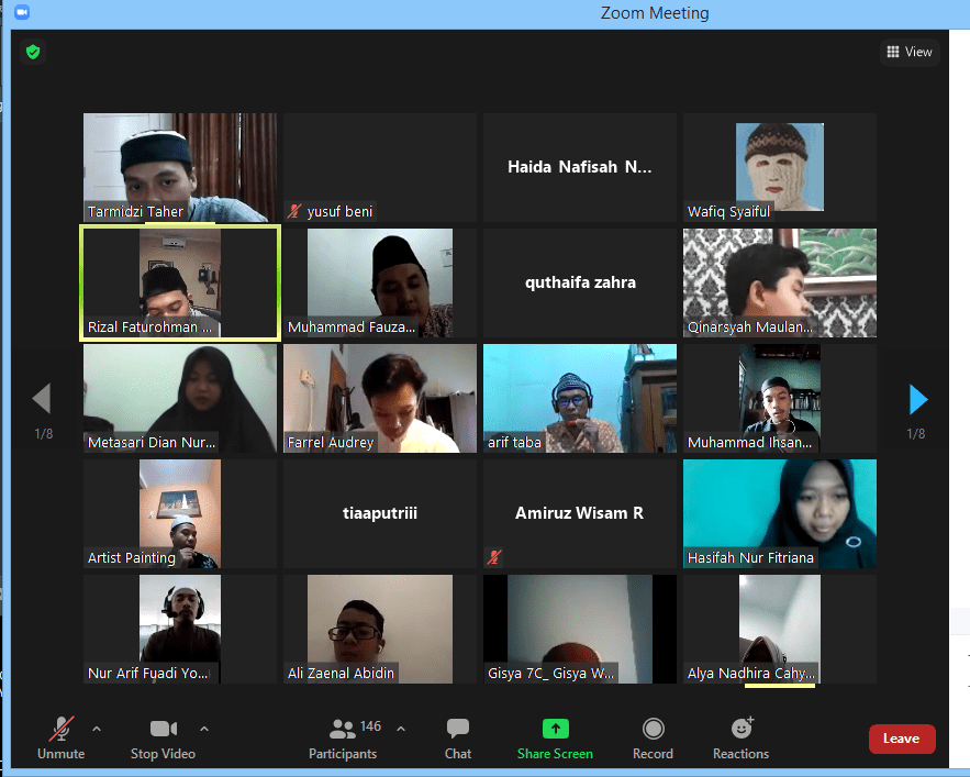 Kegiatan Khotmil Qur’an#1 SMP IT Masjid Syuhada dalam Semarak Ramadhan 1442 H