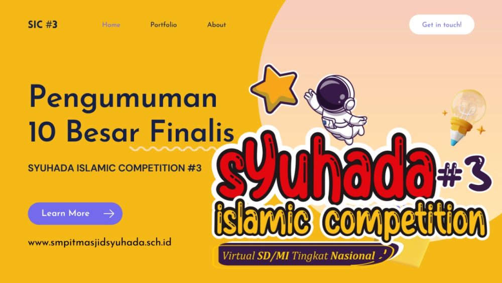 Pengumuman Para Pemenang Syuhada Islamic Competition #3