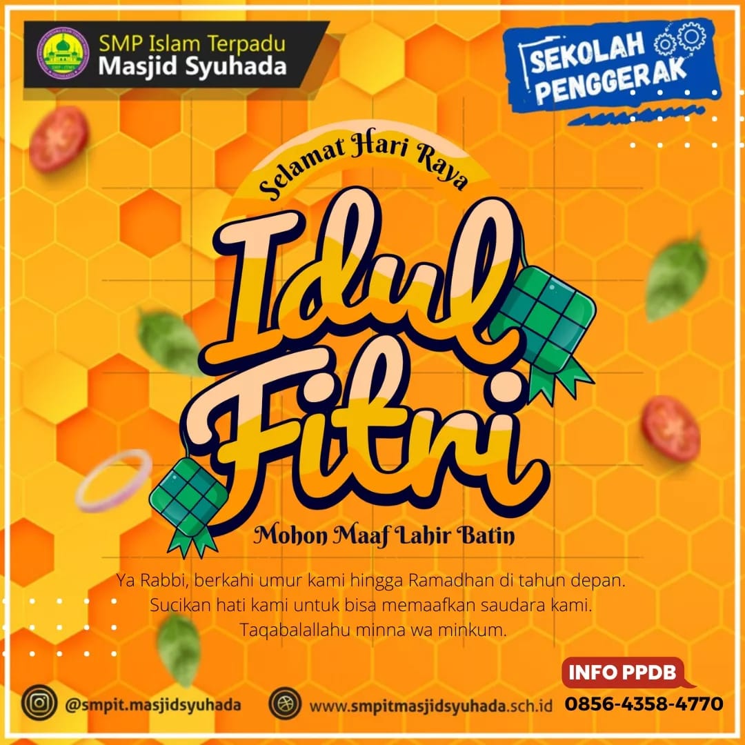 Selamat Hari Raya Idul Fitri 1443 Hijriyah