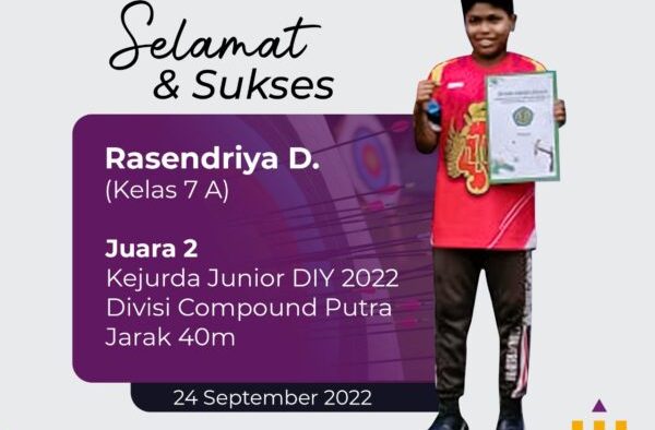 Siswa SMP IT Masjid Syuhada Berprestasi dalam Kejurda Junior DIY 2022