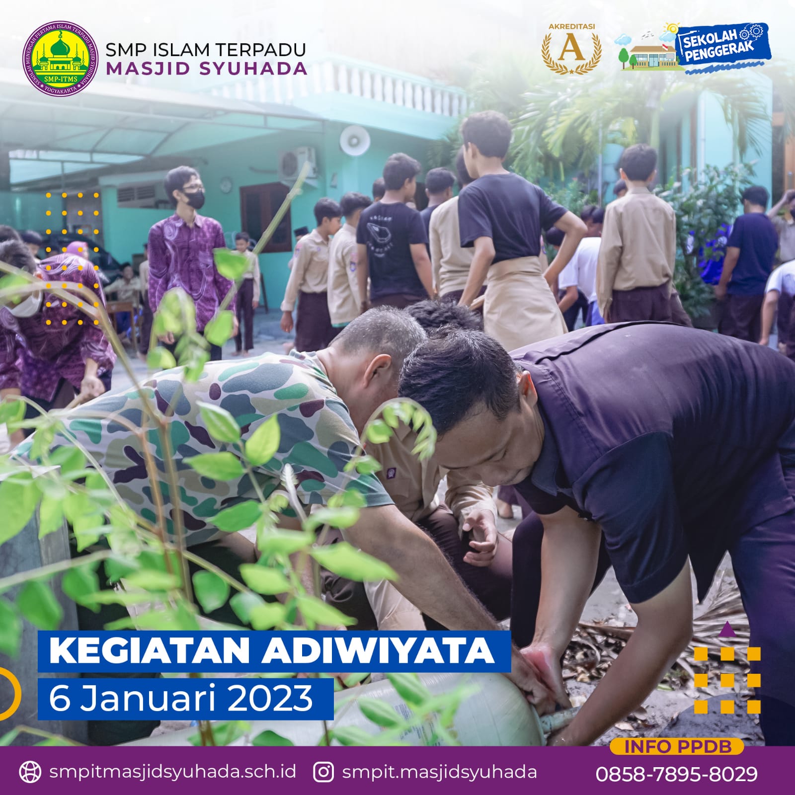 Menciptakan Ruang Sekolah yang Nyaman melalui Program Adiwiyata