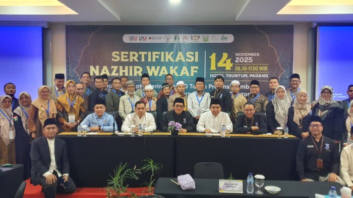 Sertifikasi Nadzir Wakaf ke-IX Resmi Digelar di Padang